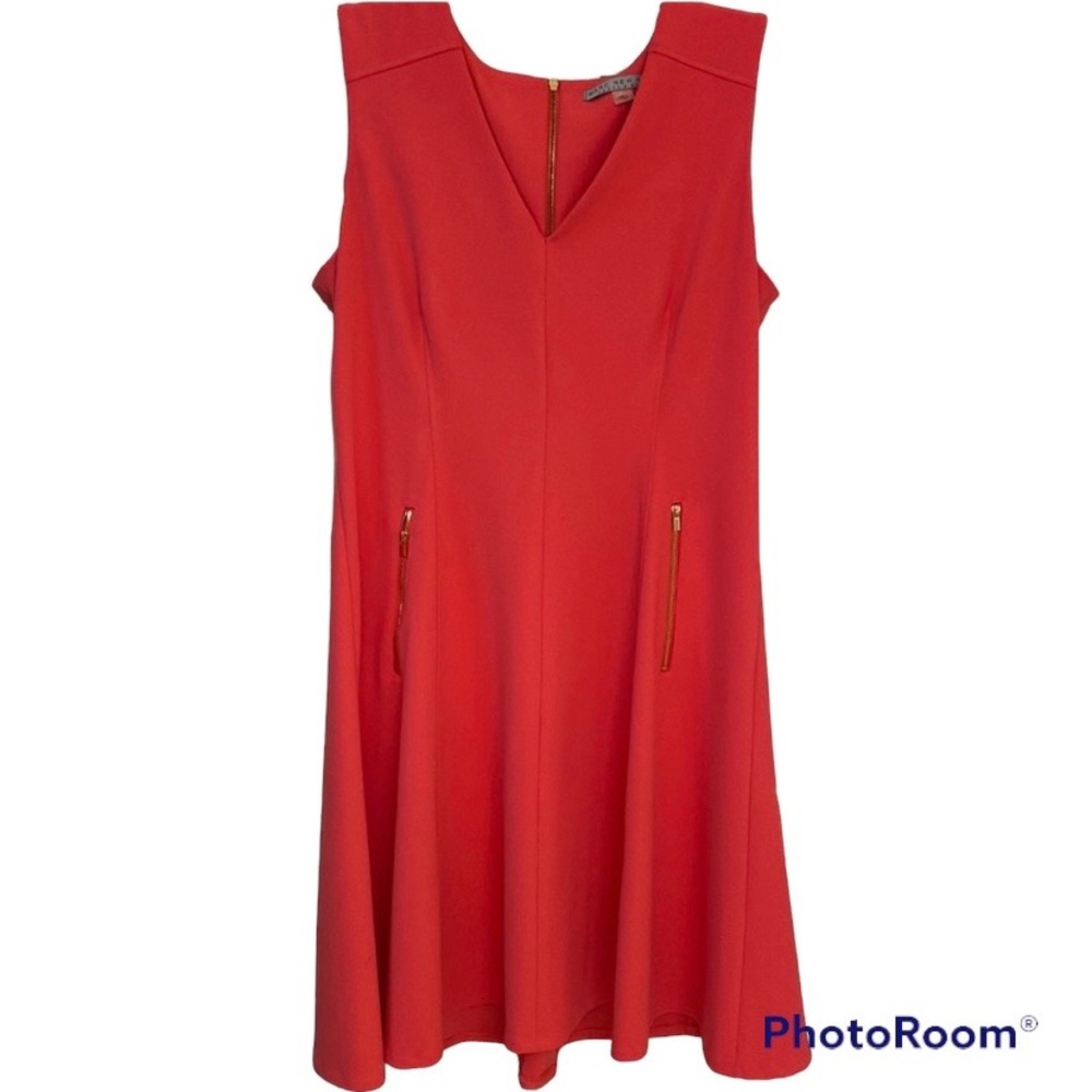 Pink Marc New York flared dress.